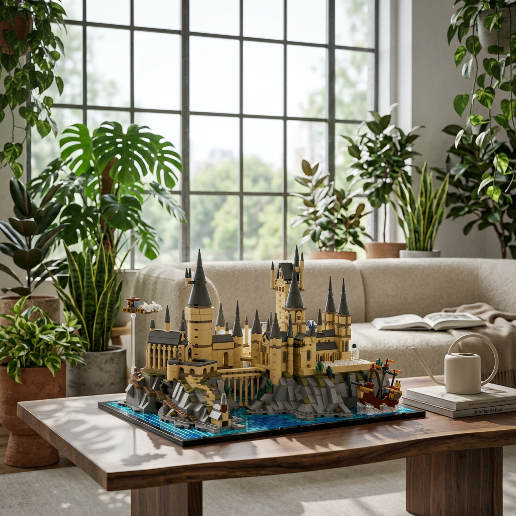 Harry Potter - O Castelo e os Campos de Hogwarts (2660 pe&ccedil;as)