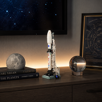 Foguete Espacial SpaceX Falcon 9 (869 pe&ccedil;as)