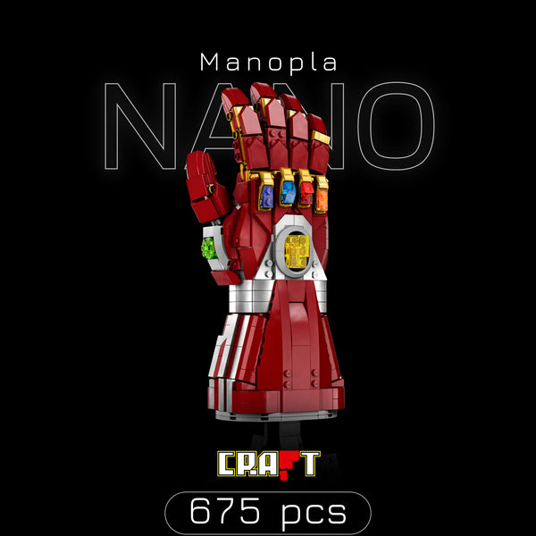 Manopla de Nanotecnologia do Tony Stark (675 pe&ccedil;as)
