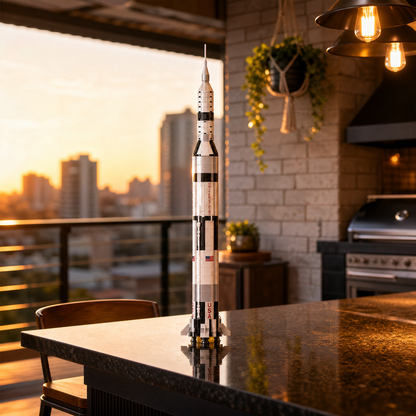 Oferta Exclusiva deste An&uacute;ncio | NASA Apollo Saturn V (602 pe&ccedil;as)