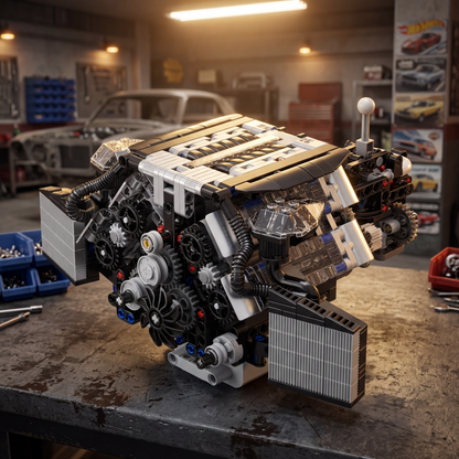 Motor W12 Twin Turbo (871 pe&ccedil;as)