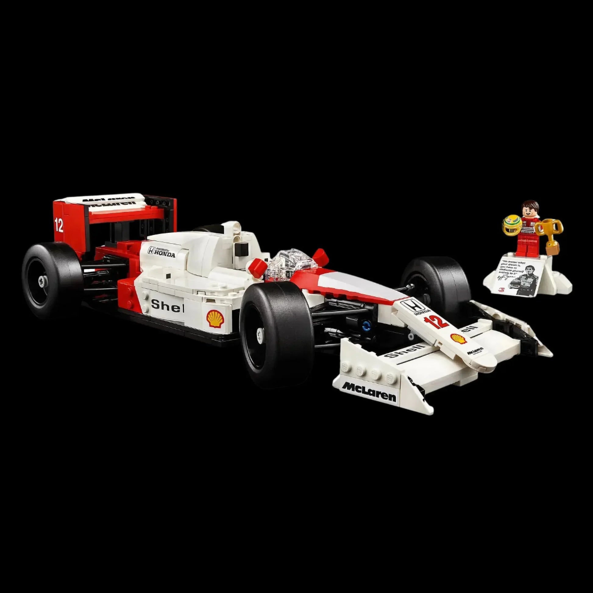 F&oacute;rmula 1 - McLaren MP4/4 + Ayrton Senna (693 p&ccedil;s) - Brics Craft