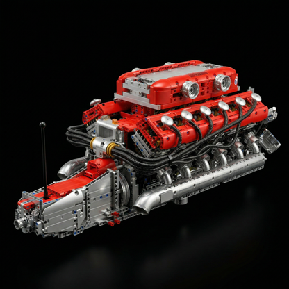 Motor V12 Supercar Italiano (3.472 pe&ccedil;as)