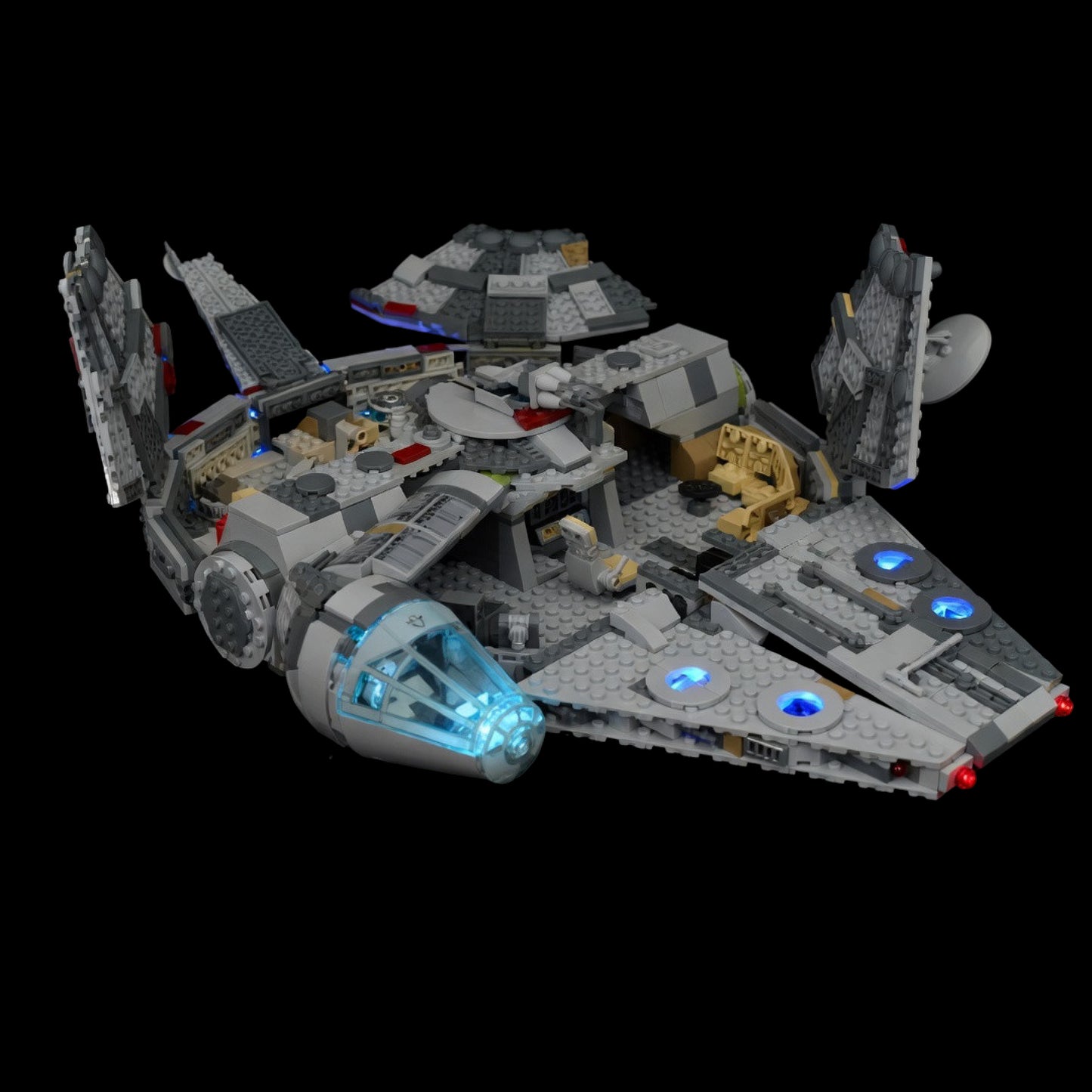 Kit de ilumina&ccedil;&atilde;o para a Millennium Falcon (7541 pe&ccedil;as)