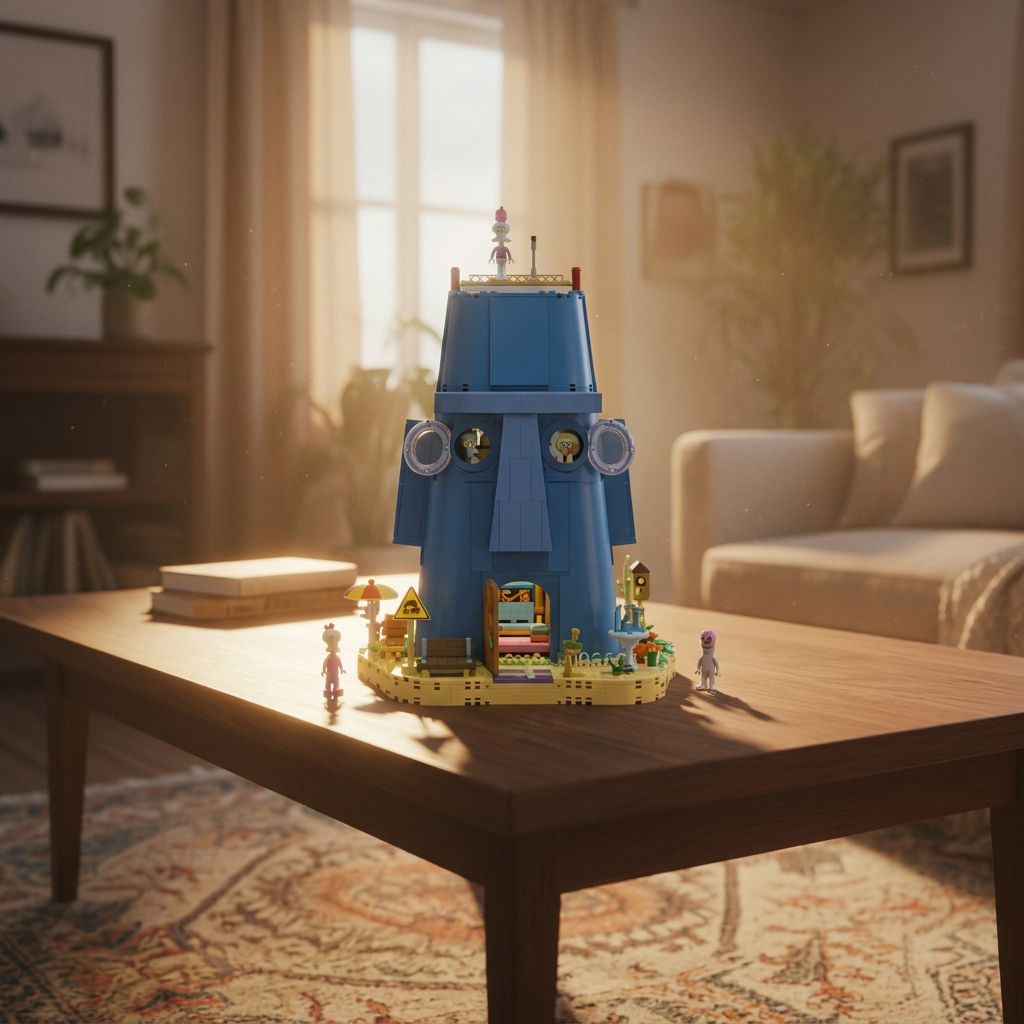 Bob Esponja - Casa da Pedra dos Tent&aacute;culos (1655 pe&ccedil;as)