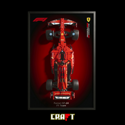 Quadro Fosco para a F&oacute;rmula-1 Ferrari SF24