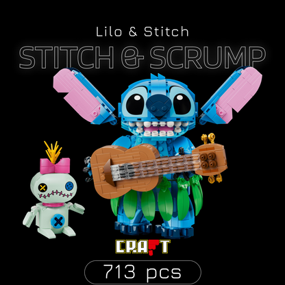 Oferta Exclusiva deste An&uacute;ncio I Lilo & Stitch - Stitch & Scrump (713 pe&ccedil;as)