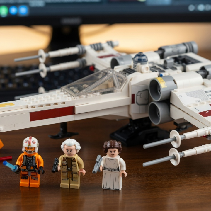 Star Wars - Ca&ccedil;a-Estelar X-Wing (474 pe&ccedil;as)