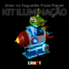 Kit de Ilumina&ccedil;&atilde;o para Alien no Foguet&atilde;o Pizza Planet