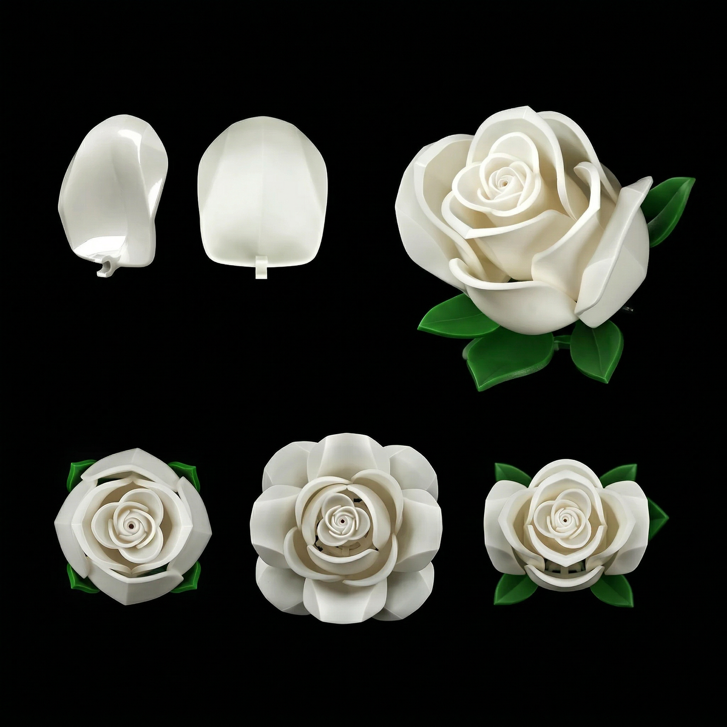 Buqu&ecirc; de Rosas Brancas (496 pe&ccedil;as)