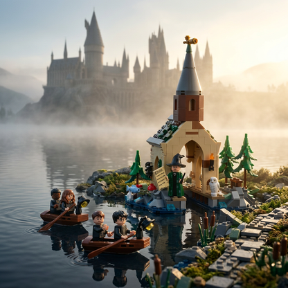 Harry Potter - Casa de Barco: Castelo de Hogwarts (350 pe&ccedil;as)
