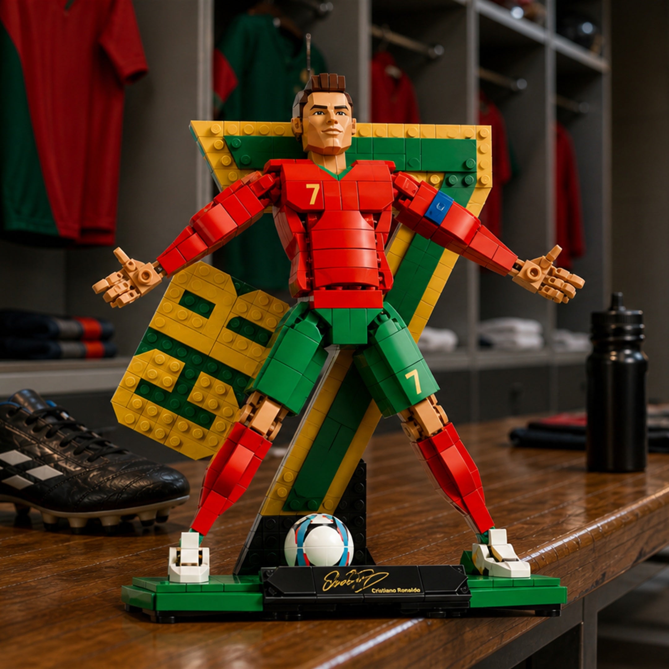 Cristiano Ronaldo Lenda do Futebol (854 pe&ccedil;as) - em vestiario