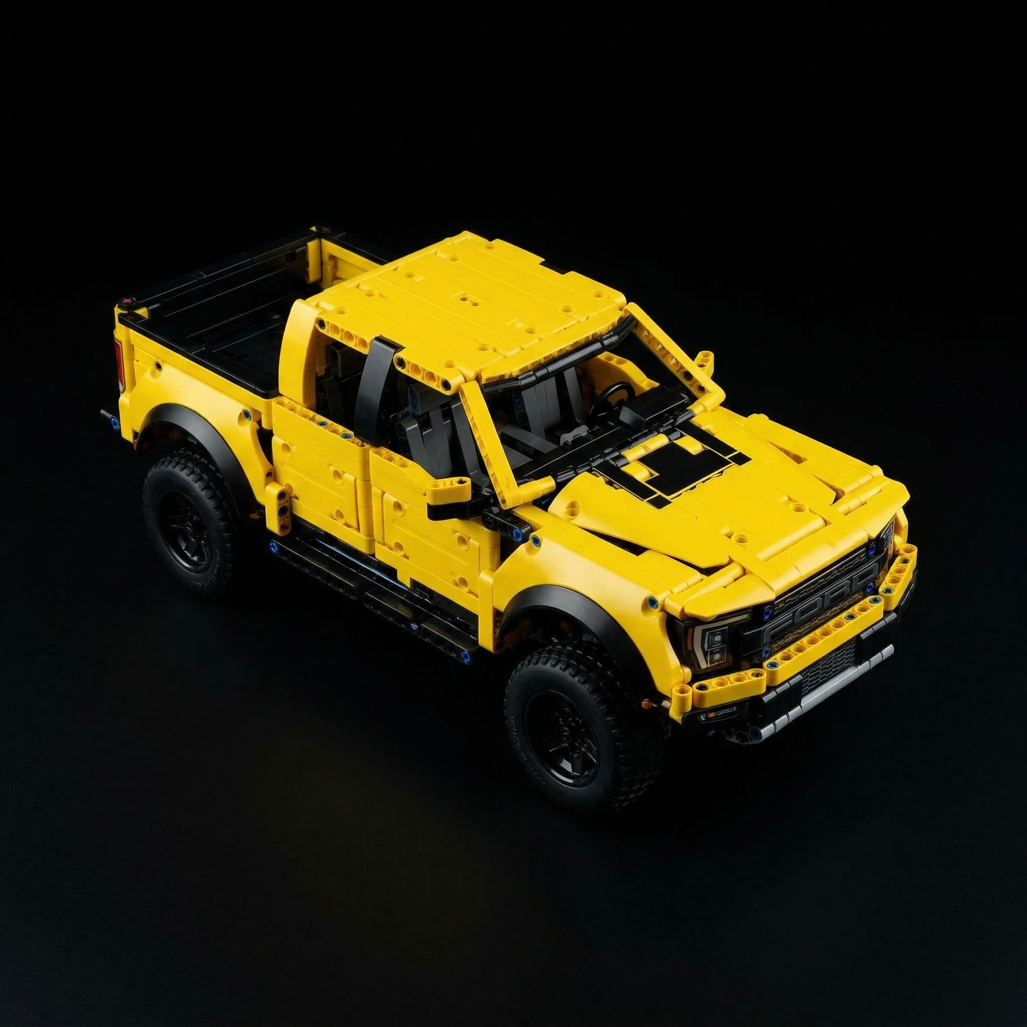 Ford F-150 Raptor Amarelo (1379 pe&ccedil;as)