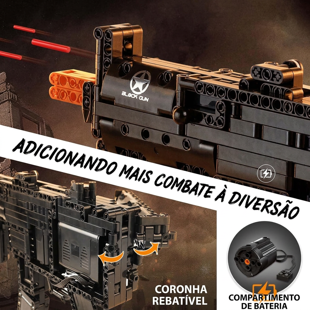 Submetralhadora HK MP5 (783 pe&ccedil;as)