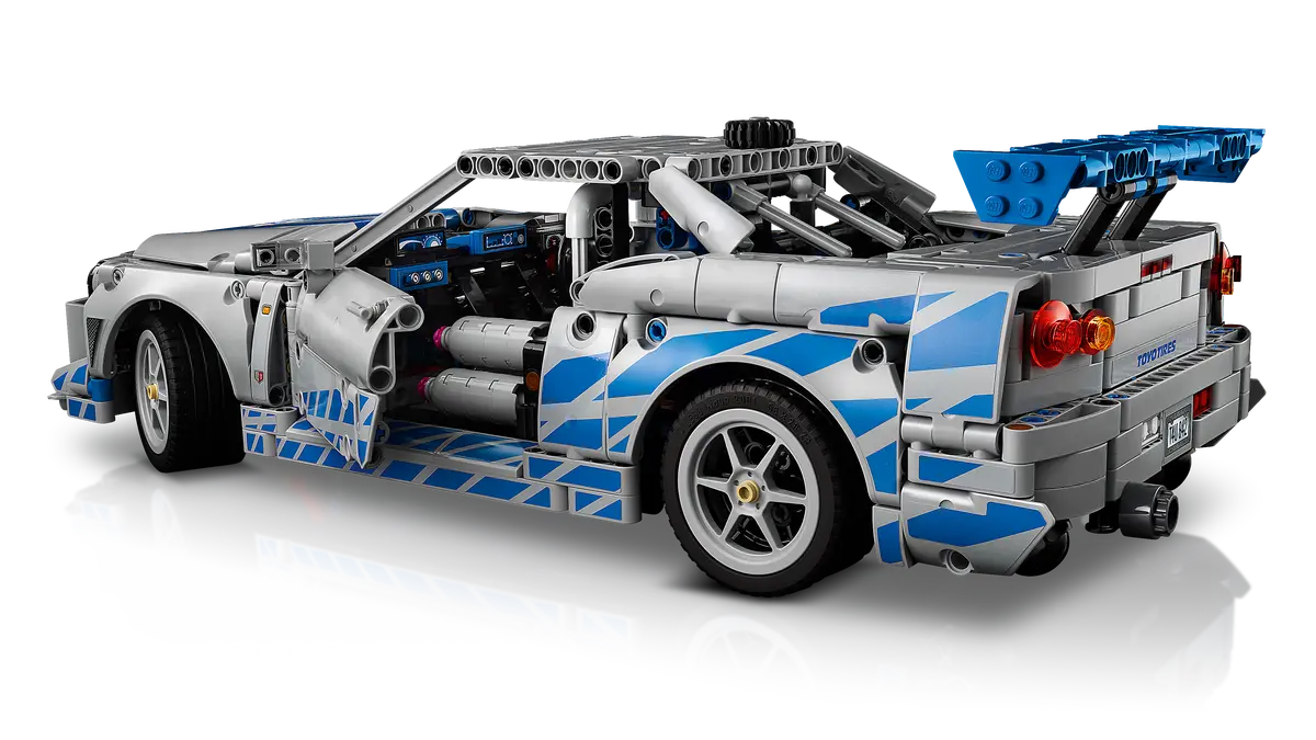 Detalhe construtivo do Nissan Skyline GT-R R34
