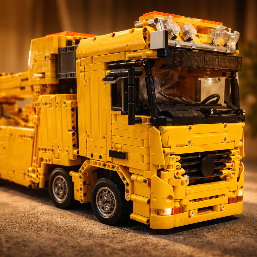 Caminh&atilde;o Guincho MAN TGS Amarelo (4.883 pe&ccedil;as)