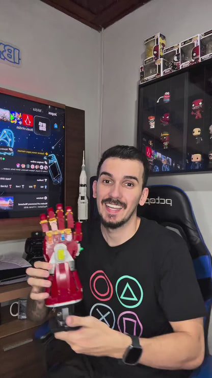 Manopla de Nanotecnologia do Tony Stark (675 pe&ccedil;as)