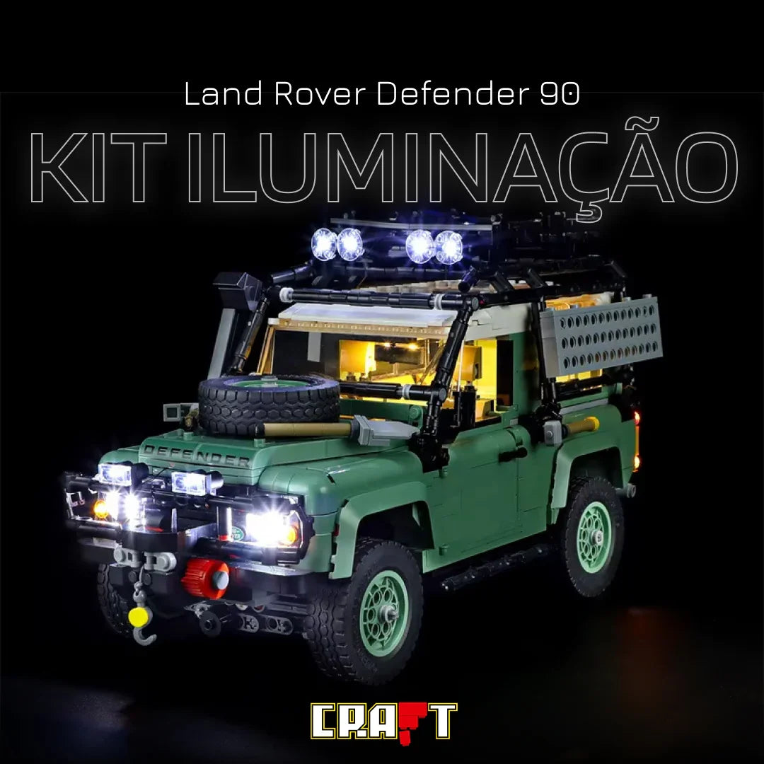 Kit de Ilumina&ccedil;&atilde;o para a Land Rover Defender 90