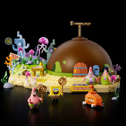 Bob Esponja - Casa de Pedra do Patrick Estrela (1300 pe&ccedil;as)