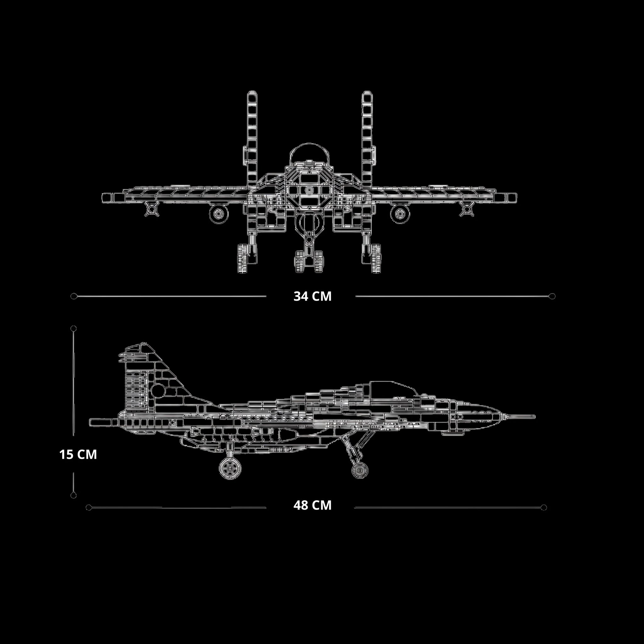 Ca&ccedil;a MIG-29 (1837 p&ccedil;s)