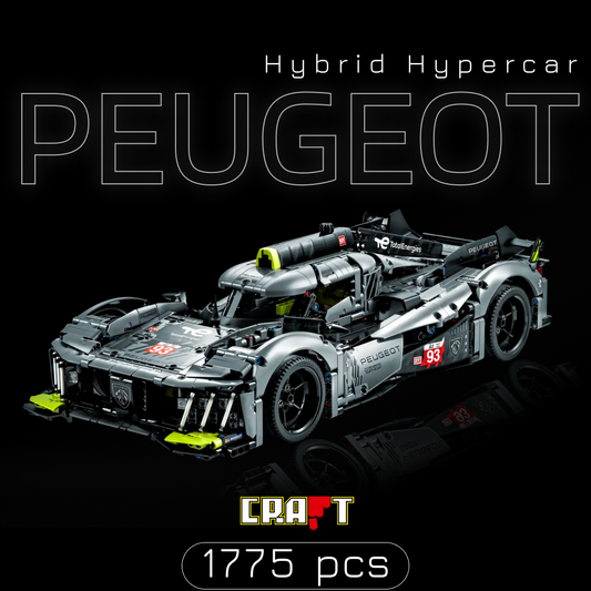 Peugeot 9x8 LeMan Hybrid Hypercar (1775 pe&ccedil;as)