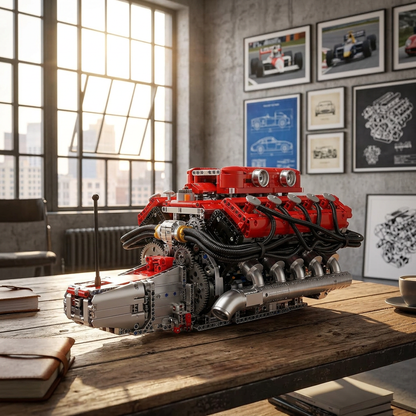 Motor V12 Supercar Italiano (3.472 pe&ccedil;as)