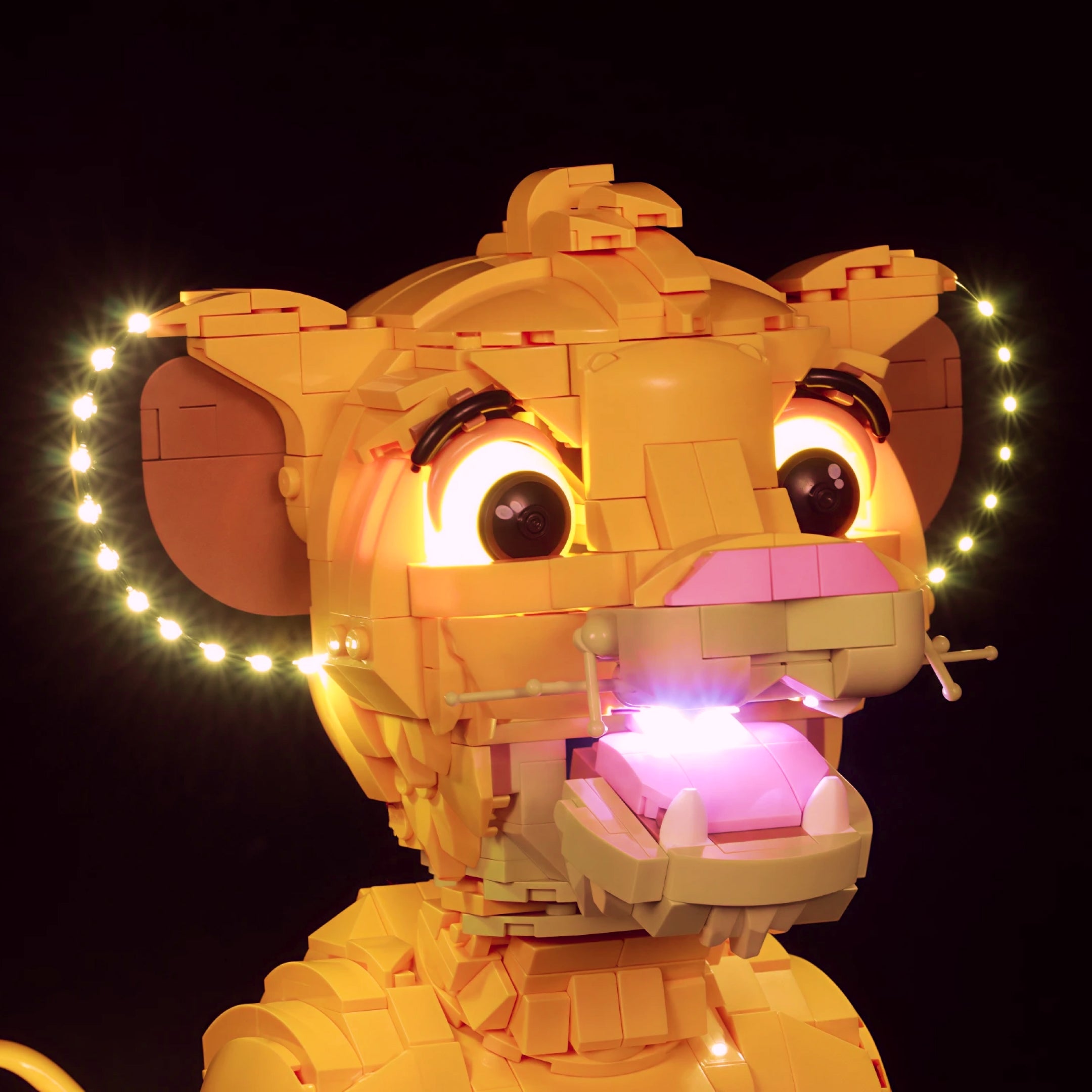 Kit de Ilumina&ccedil;&atilde;o para o Simba, O Rei Le&atilde;o (222 pe&ccedil;as)