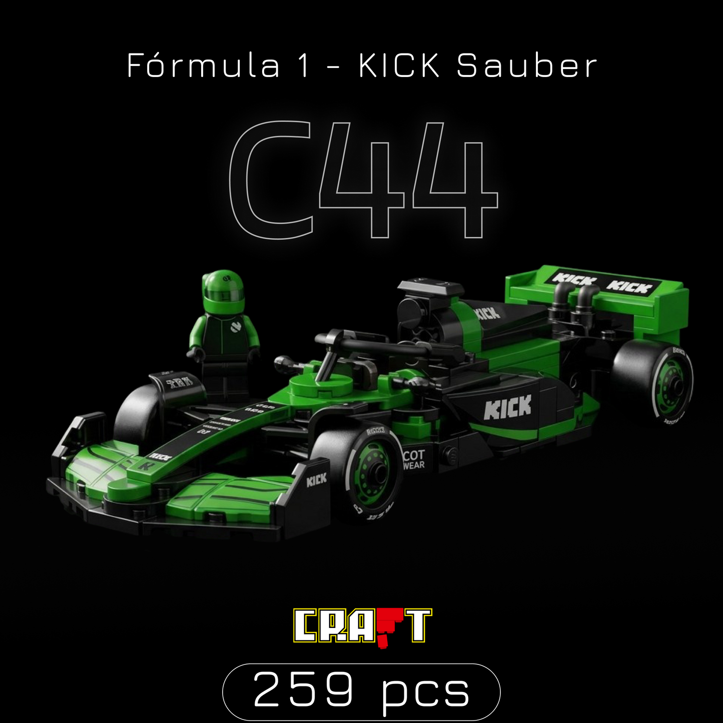 Speed Champion - KICK Sauber C44 (259 pe&ccedil;as)