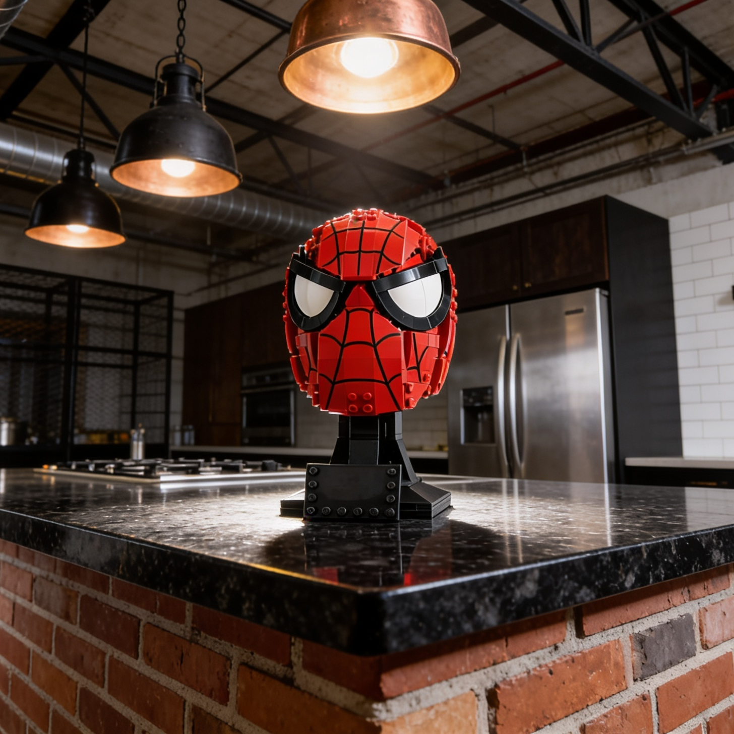 M&aacute;scara do Homem-Aranha (487 pe&ccedil;as)