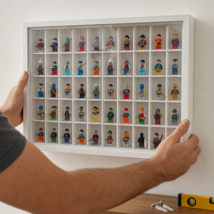 Expositor de Acr&iacute;lico - 50 Minifiguras