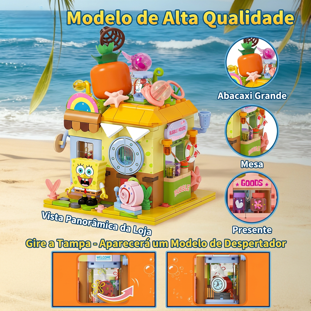 Bob Esponja - Hora das Bolhas (366 pe&ccedil;as)