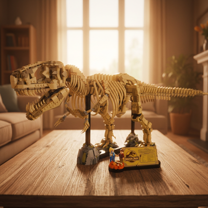Oferta Exclusiva deste An&uacute;ncio | F&oacute;ssil do Tiranossauro Rex - Jurassic Park (3145 pe&ccedil;as)