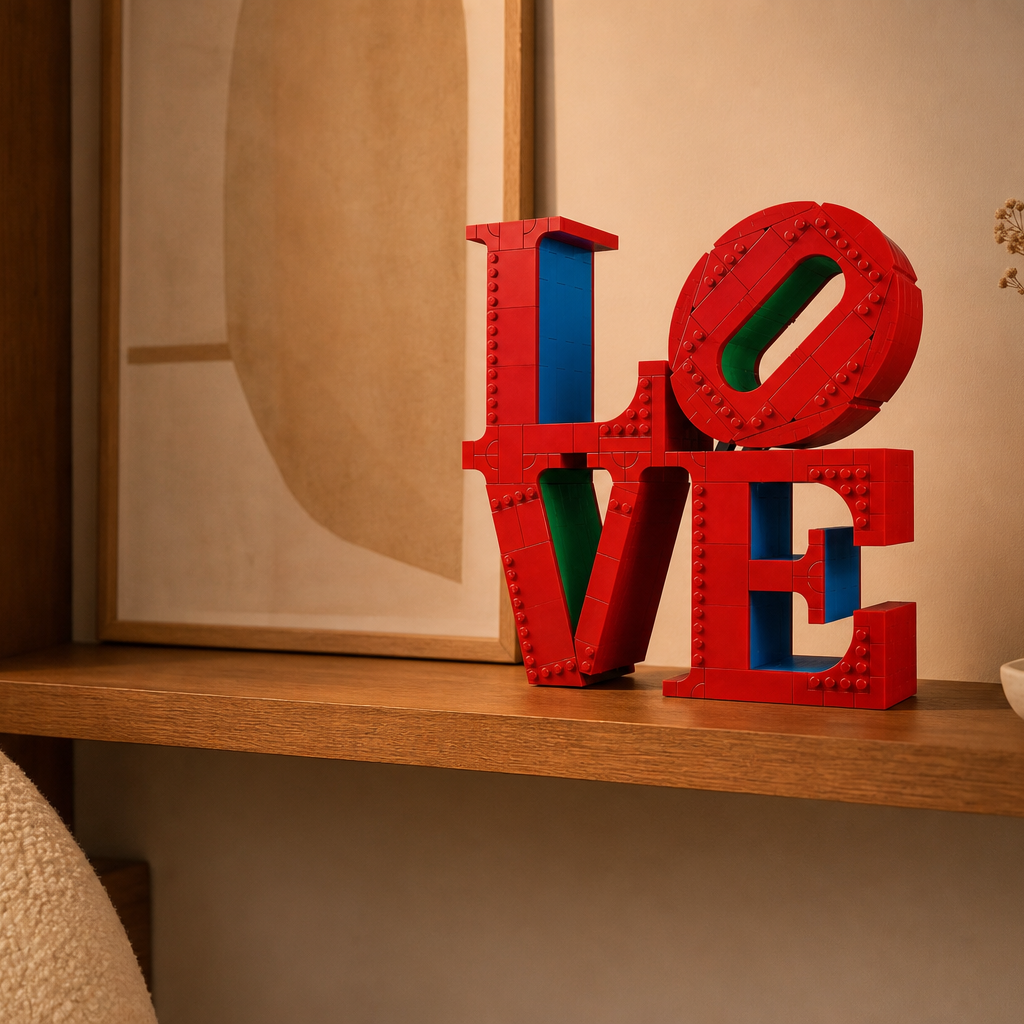 Escultura LOVE (791 pe&ccedil;as)