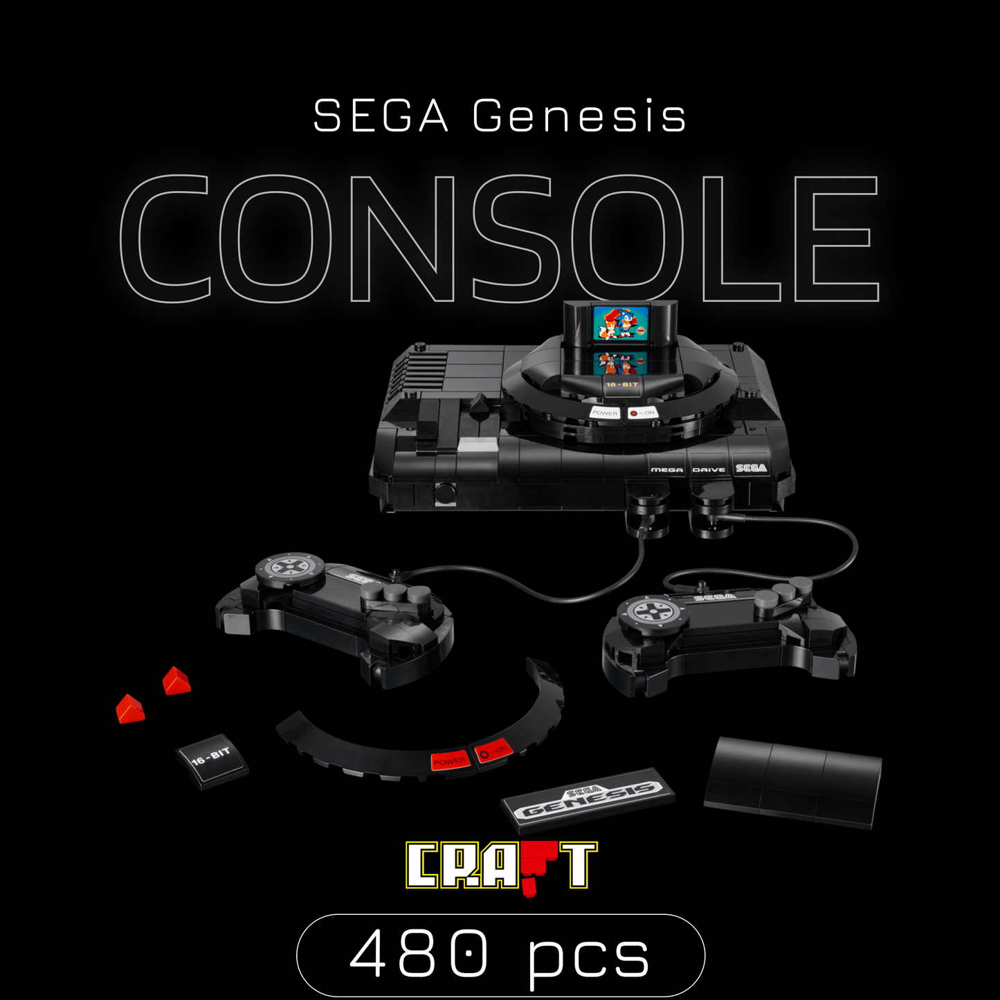 Oferta Exclusiva deste An&uacute;ncio | SEGA Genesis - Console (480 pe&ccedil;as)