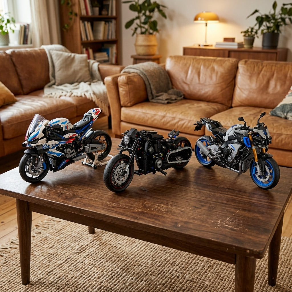 Kit Compre Junto Motos Brics Craft em Est&uacute;dio Boho