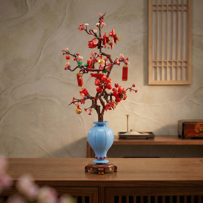 Flor de Ameixa em Vaso (547 pe&ccedil;as)