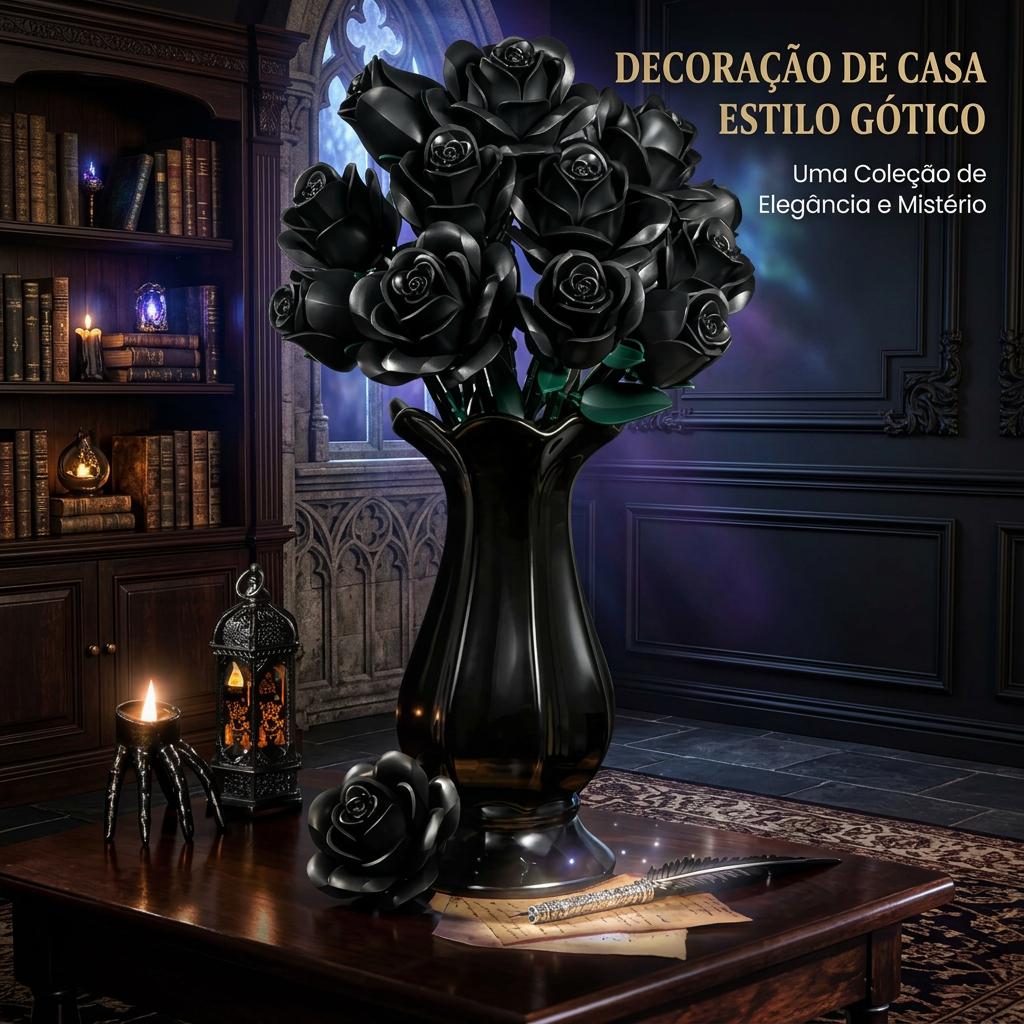 Buqu&ecirc; de Rosas Negras (784 pe&ccedil;as)