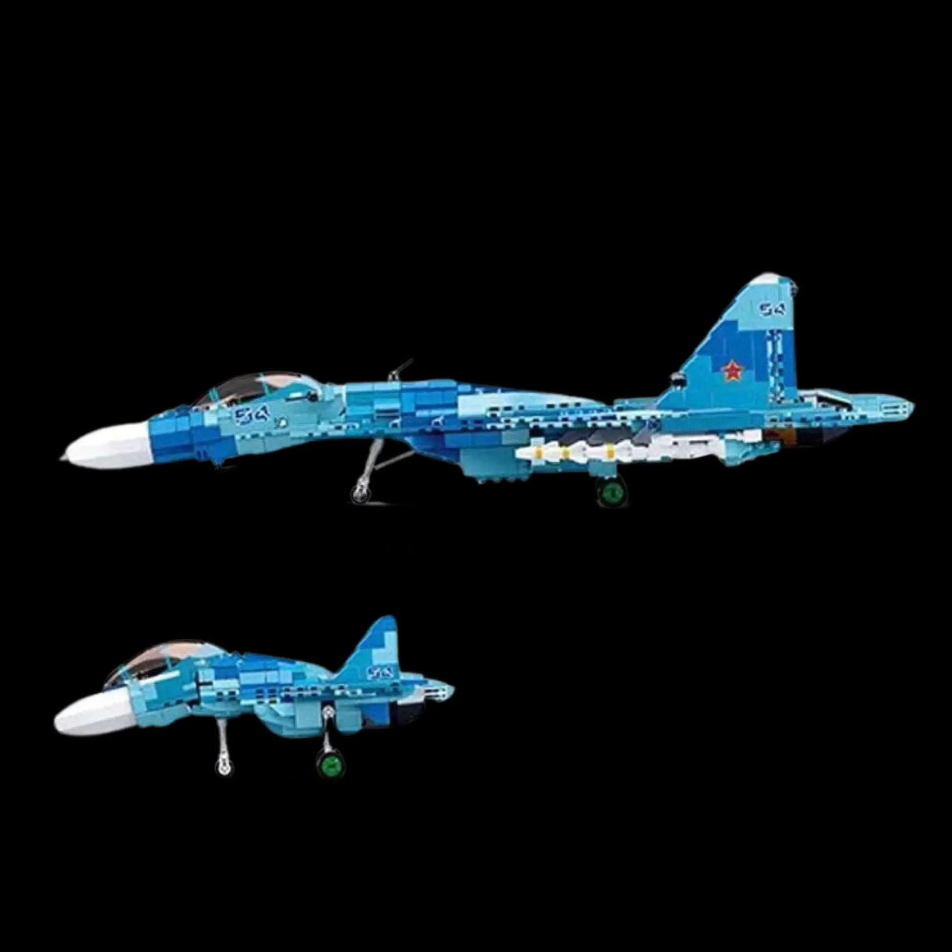 Ca&ccedil;a SU-27 - 2 em 1 (1040 pe&ccedil;as) - Brics Craft