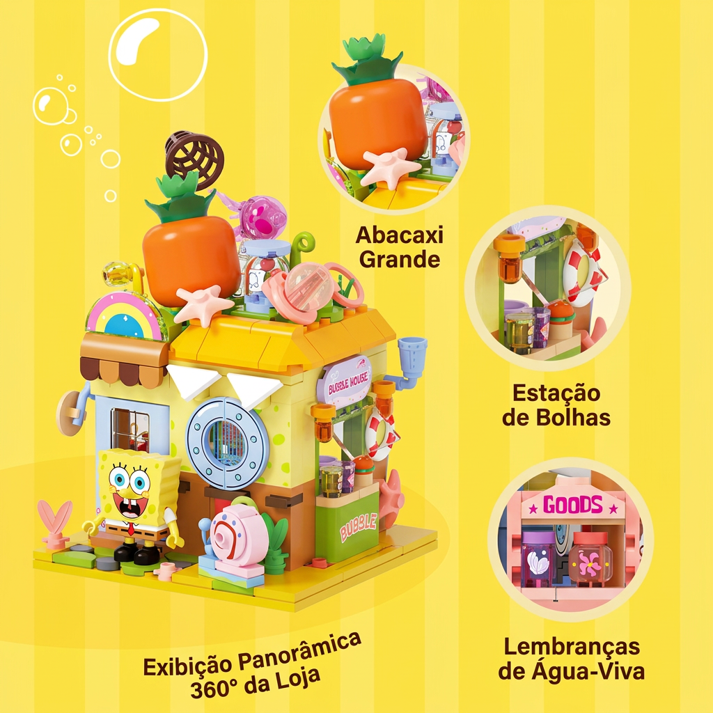 Bob Esponja - Hora das Bolhas (366 pe&ccedil;as)