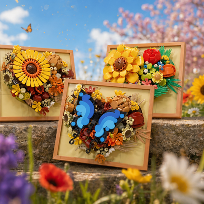 Moldura Floral 3D - Borboleta (765 pe&ccedil;as)