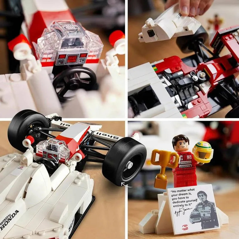 F&oacute;rmula 1 - McLaren MP4/4 + Ayrton Senna (693 pe&ccedil;as)