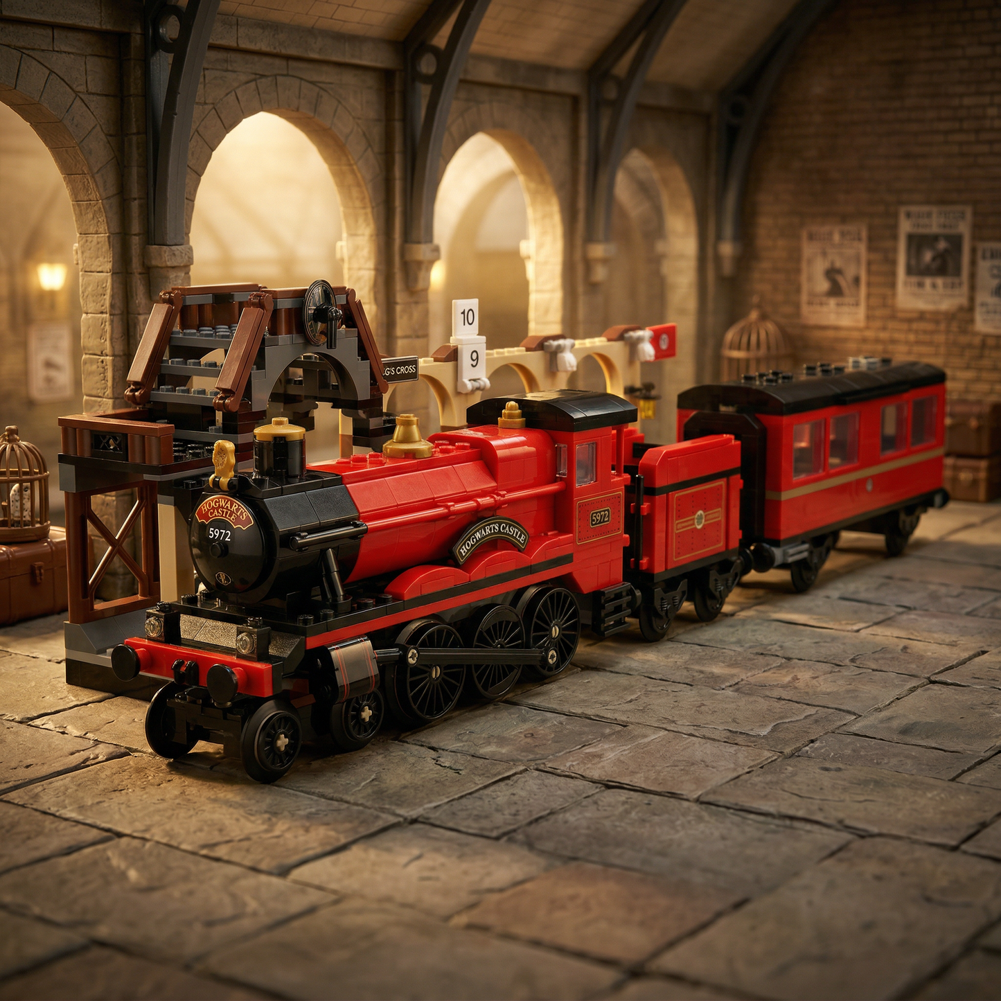 Harry Potter - Expresso de Hogwarts e Plataforma 9&frac34; (801 pe&ccedil;as)