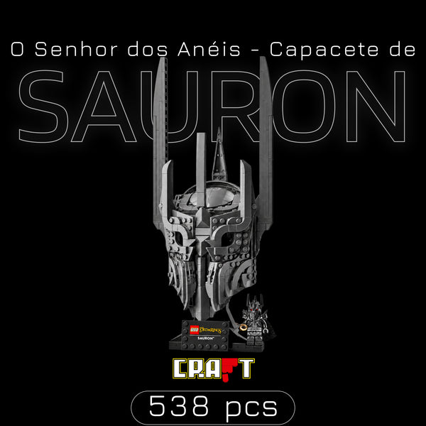 O Senhor dos An&eacute;is - Capacete de Sauron (538 pe&ccedil;as)