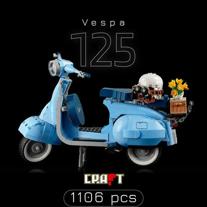 Vespa 125 (1106 pe&ccedil;as) - Brics Craft