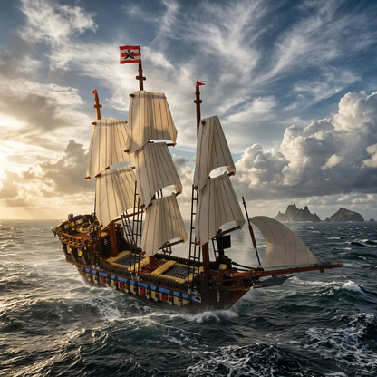Navio Imperial do Caribe (1664 pe&ccedil;as)