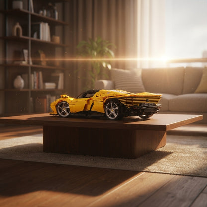 Ferrari Daytona SP3 Amarela (3778 pe&ccedil;as)