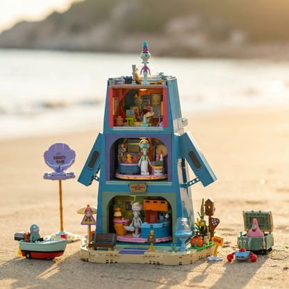 Bob Esponja - Casa da Pedra dos Tent&aacute;culos (1655 pe&ccedil;as)