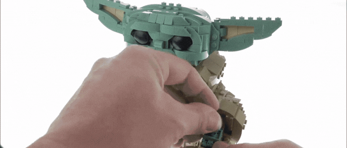 Baby Yoda gif completo - Brics Craft