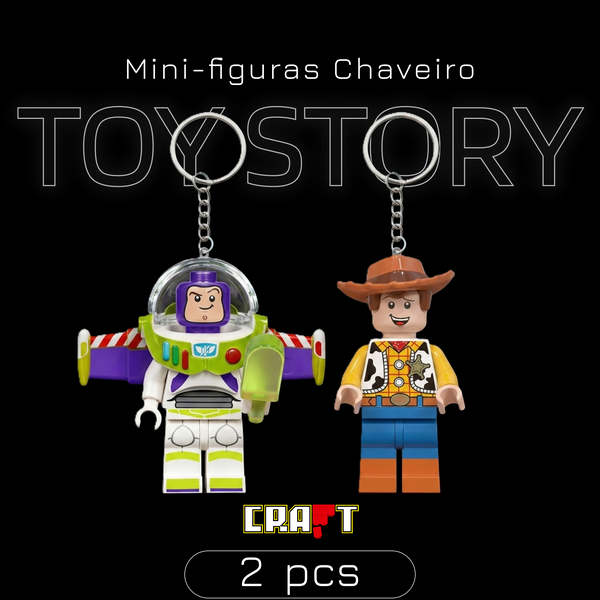 Mini-figuras Chaveiro - Toy Story (2 mini-figuras)