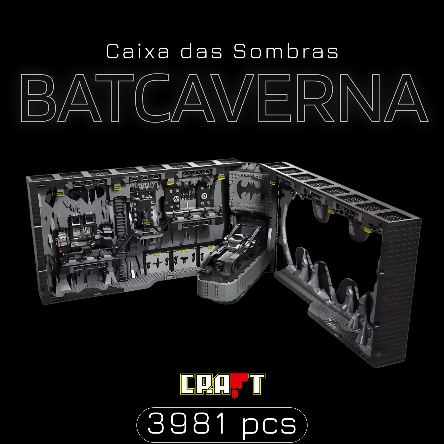 Batcaverna - Caixa de Sombras (3981 pe&ccedil;as)